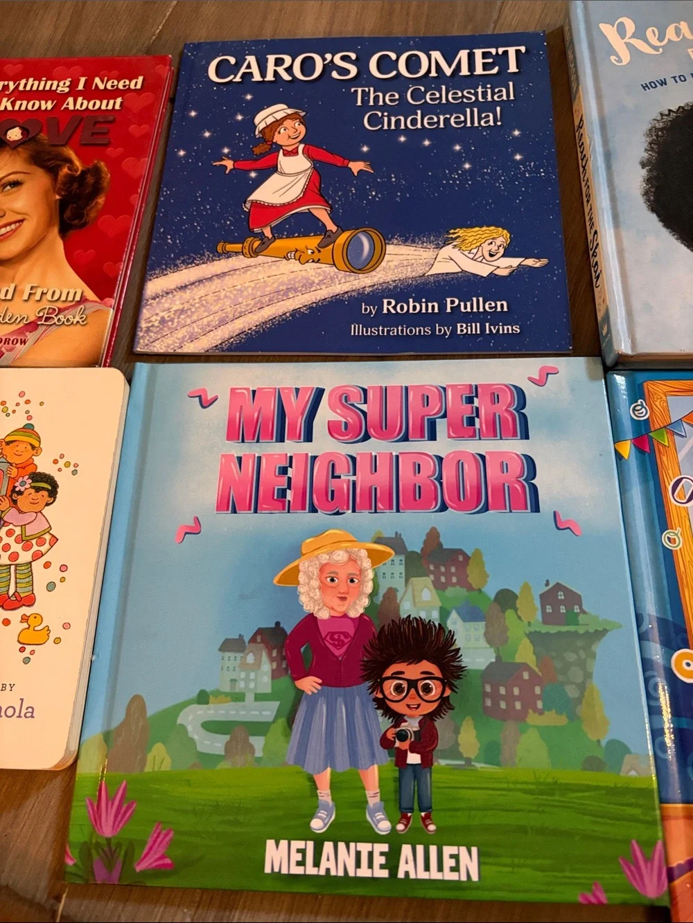 Children's Story Book Set - Blue & Multicolor Covers